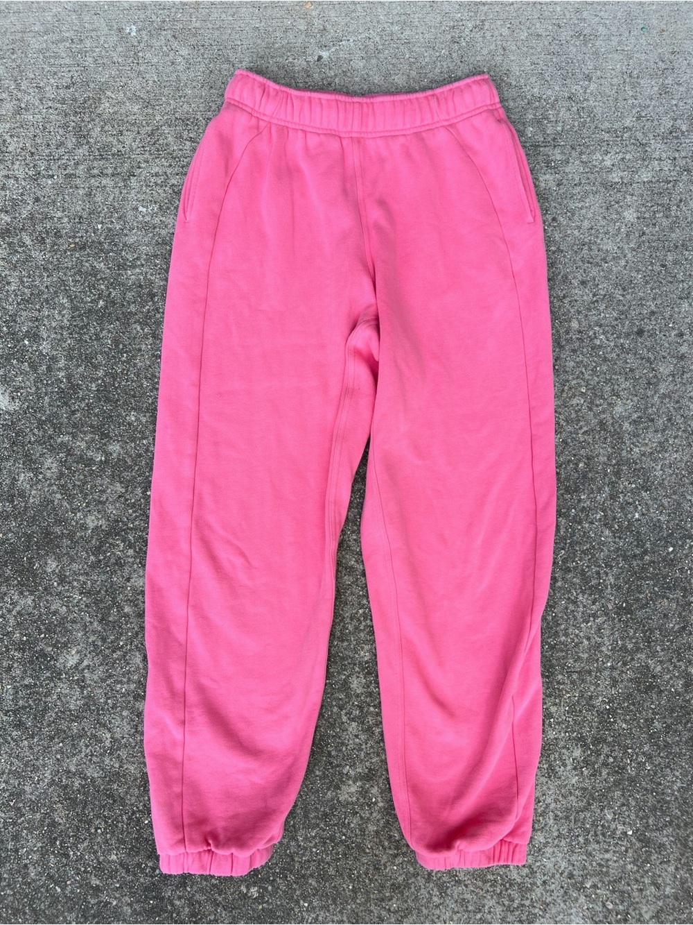Lululemon Scuba Mid Rise Oversized Jogger Sakura Pink Bright Pink XS